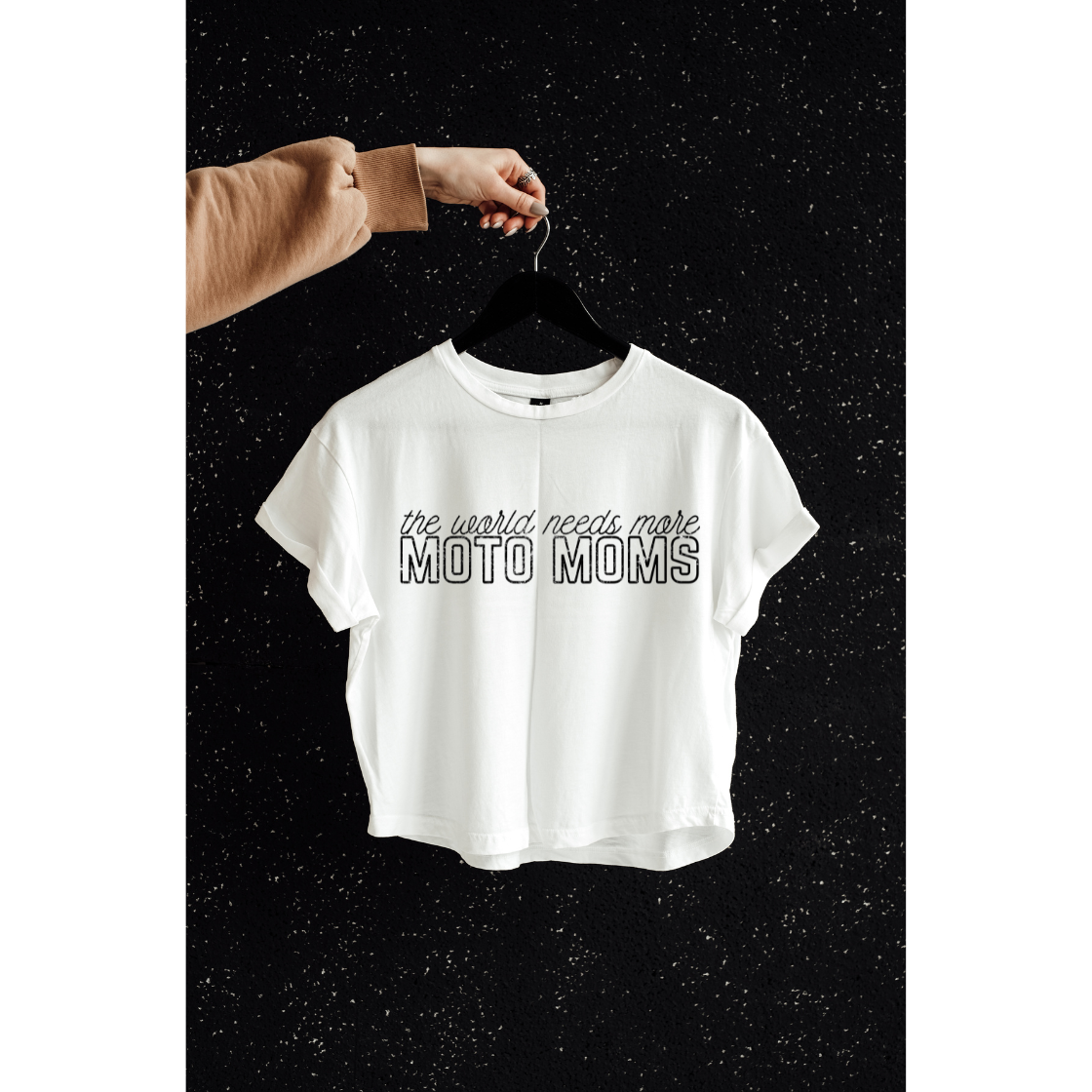 “The World Needs More Moto Moms” Tee