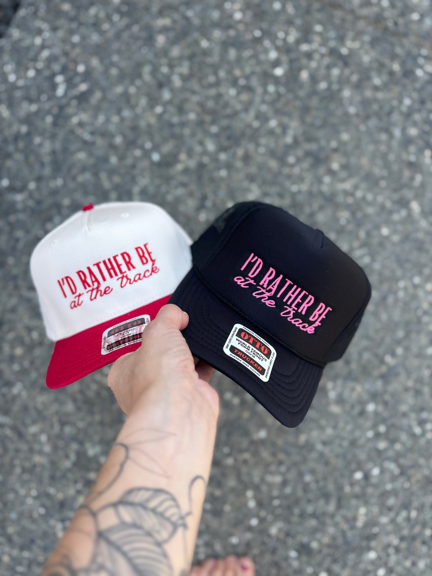 “I’d Rather Be at the Track” Trucker Hat