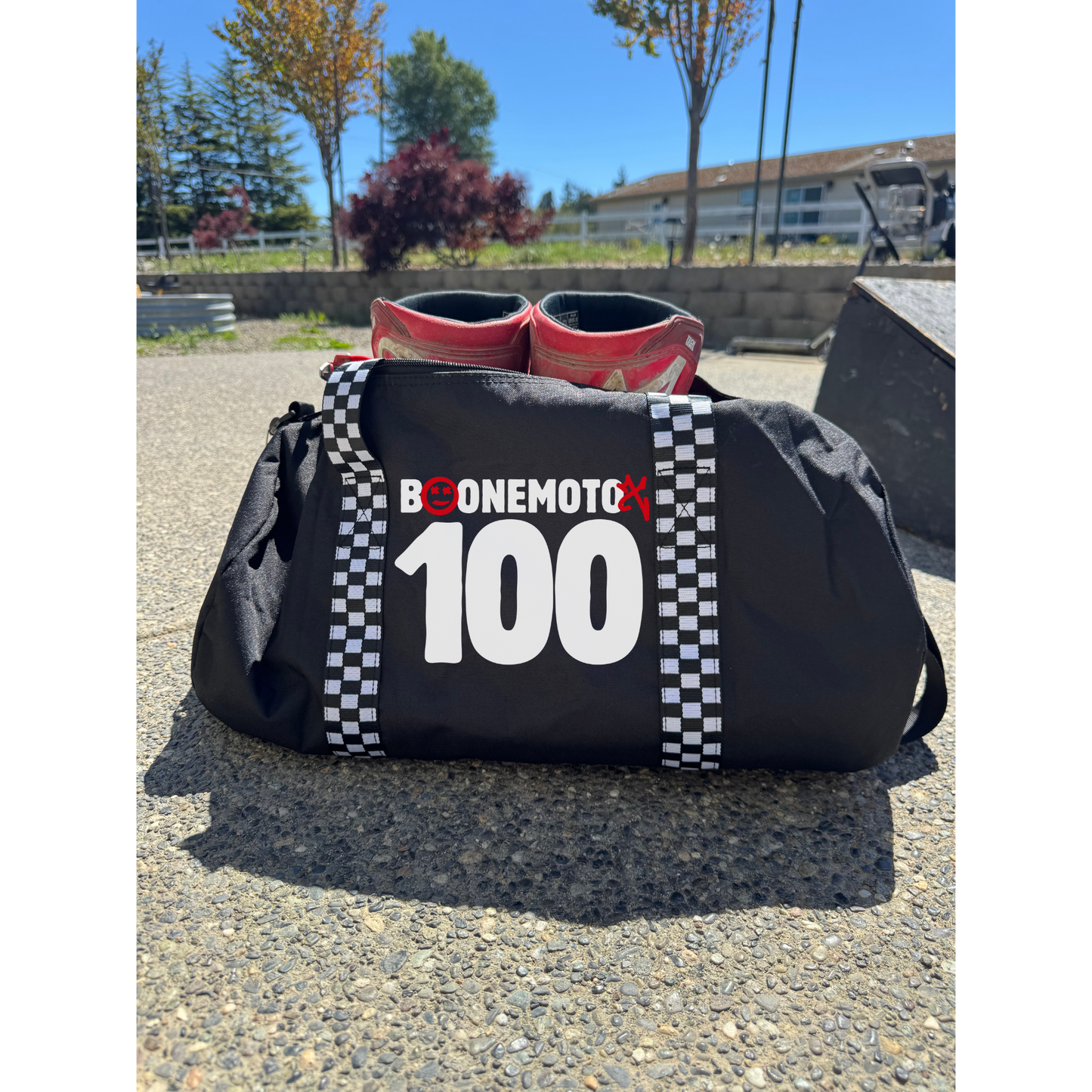 Custom Moto Duffle Bag