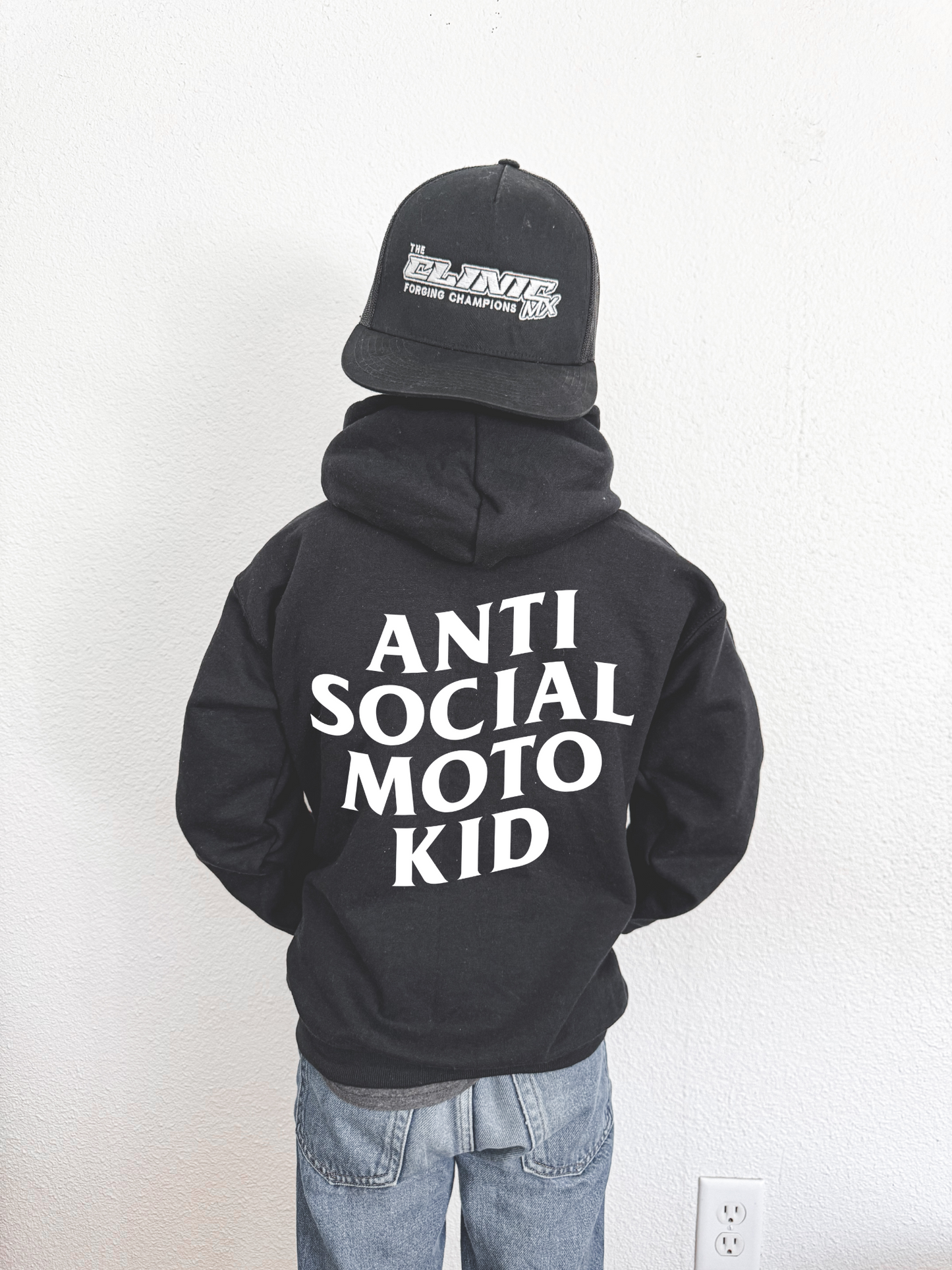 Anti Social Moto Kid Club Hoodie