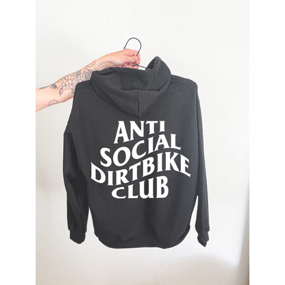 Anti Social Dirt Bike Club Mens Hoodie
