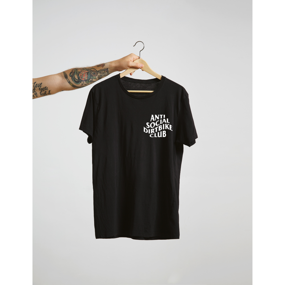 Anti Social Dirt Bike Club Mens Tee