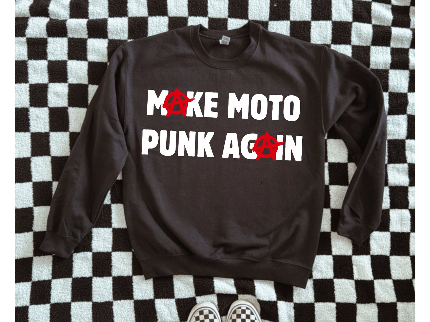Make Moto Punk Again Ladies Sweatshirt