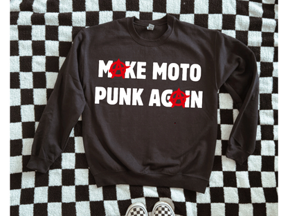 Make Moto Punk Again Ladies Sweatshirt