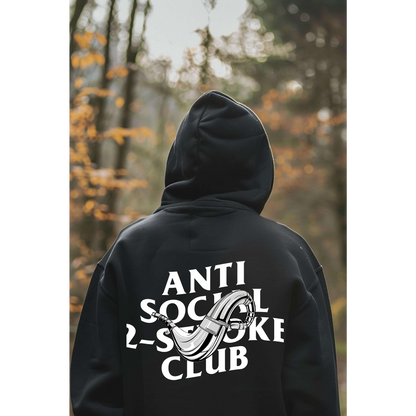 Anti Social 2-Stroke Club Mens Hoodie