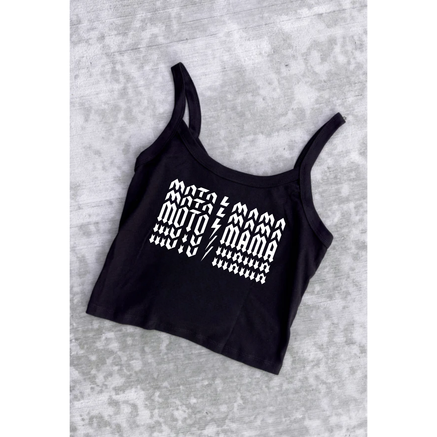 Grunge Moto Mama Rib Tank