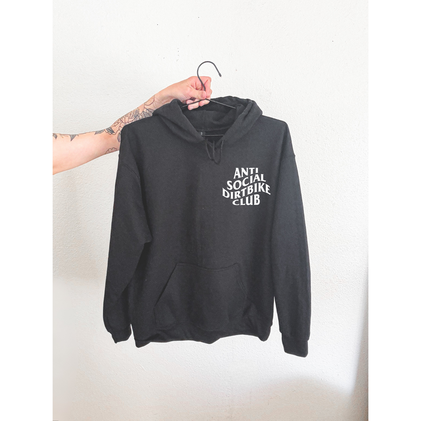 Anti Social Dirt Bike Club Mens Hoodie