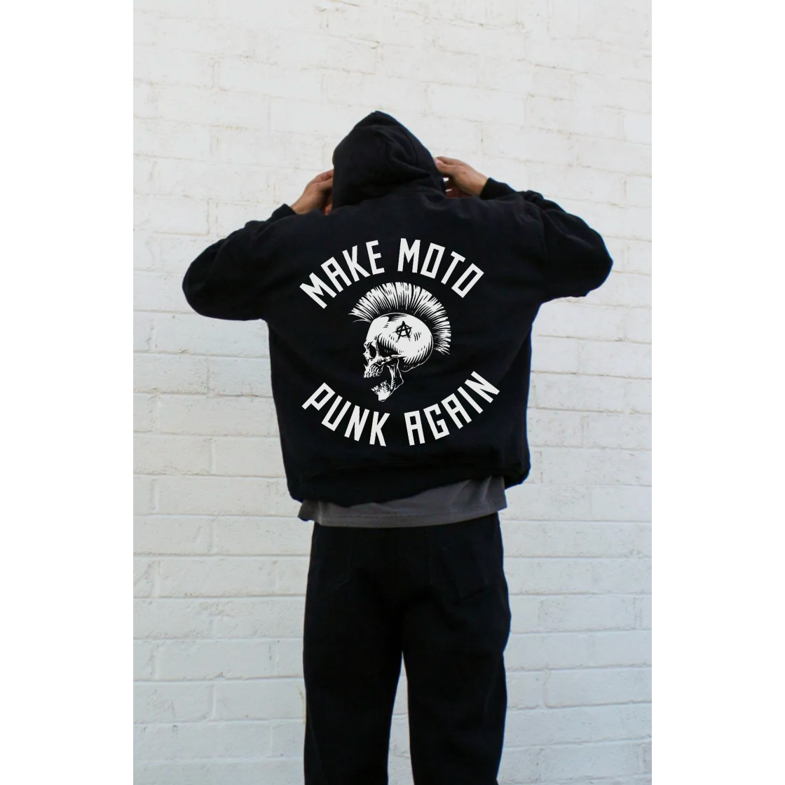 Make Moto Punk Again Mens Hoodie