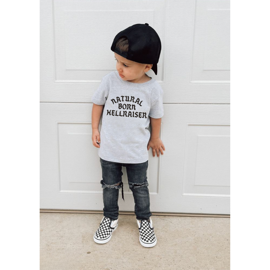 “Natural Born Hellraiser” Kids Tee