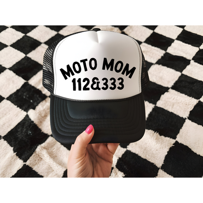 Custom Moto Mom Trucker Hat