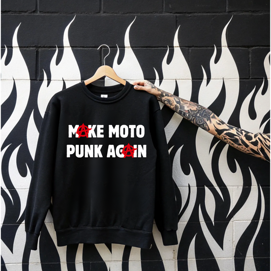 Make Moto Punk Again Crewneck Sweatshirt