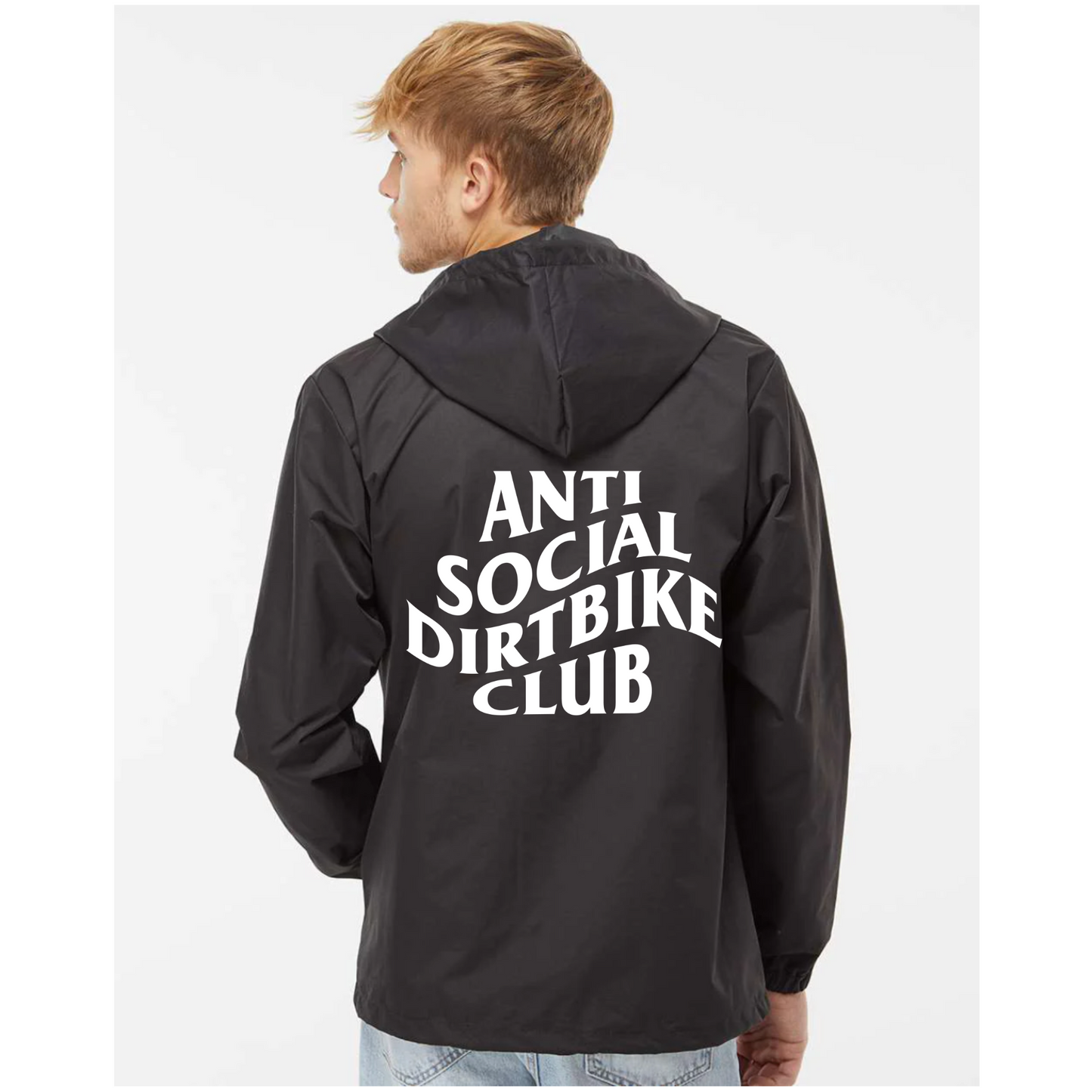 Anti Social Dirt Bike Club Custom Windbreaker