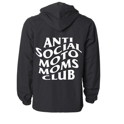 Anti Social Moto Moms Club Custom Windbreaker
