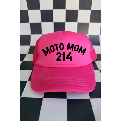 Custom Moto Mom Trucker Hat