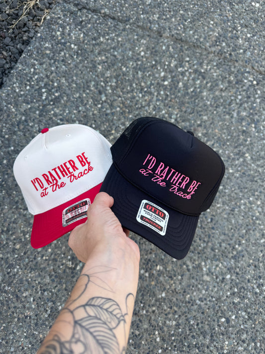 “I’d Rather Be at the Track” Trucker Hat