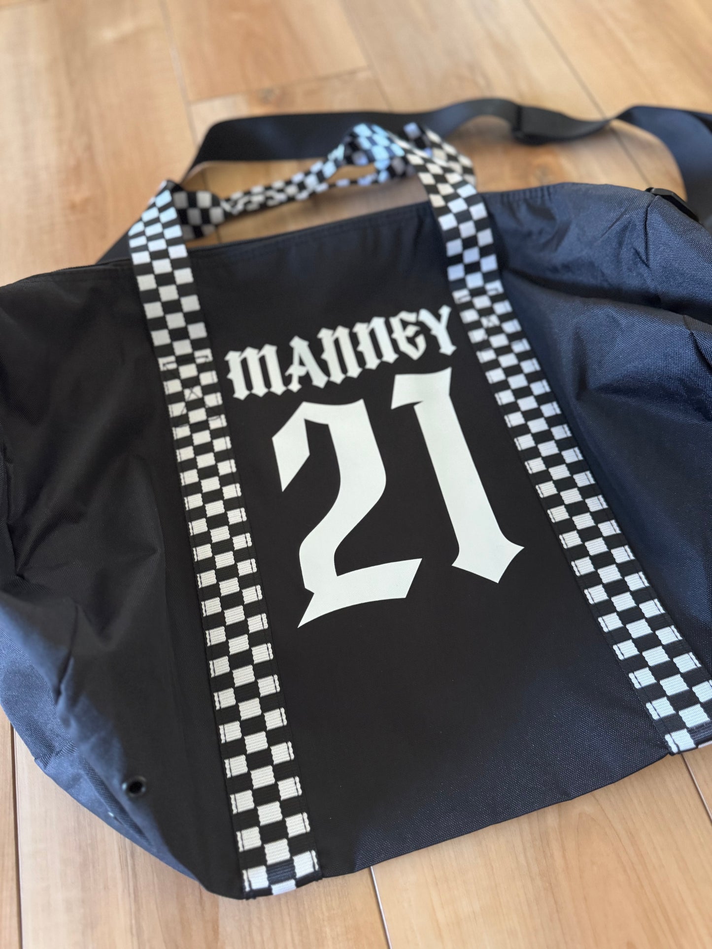 Custom Moto Duffle Bag