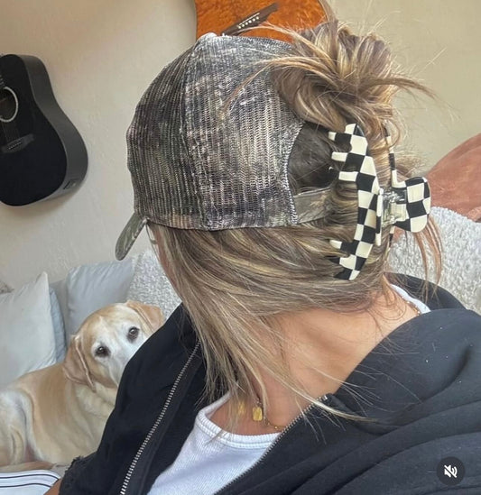 Checkered Trucker Claw