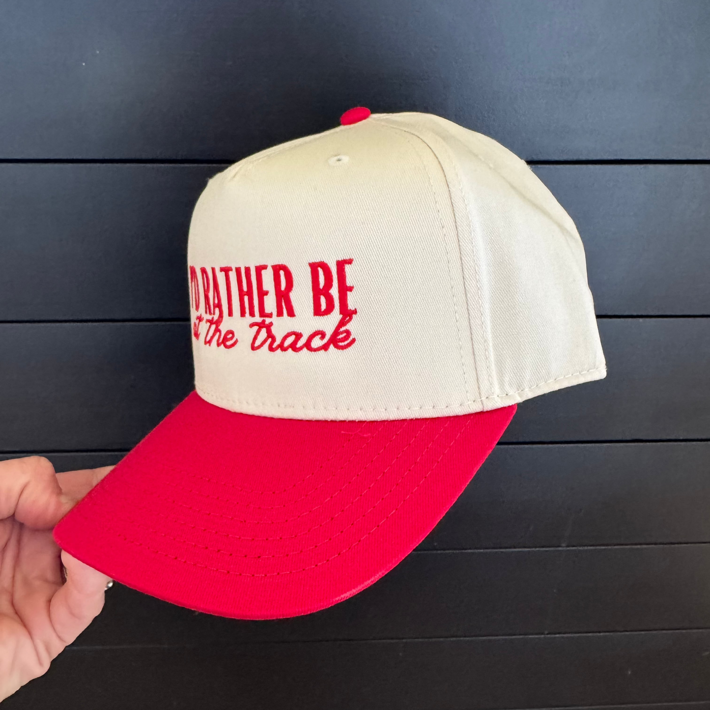“I’d Rather Be at the Track” Trucker Hat