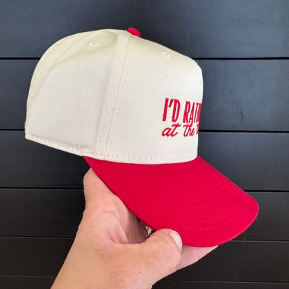 “I’d Rather Be at the Track” Trucker Hat