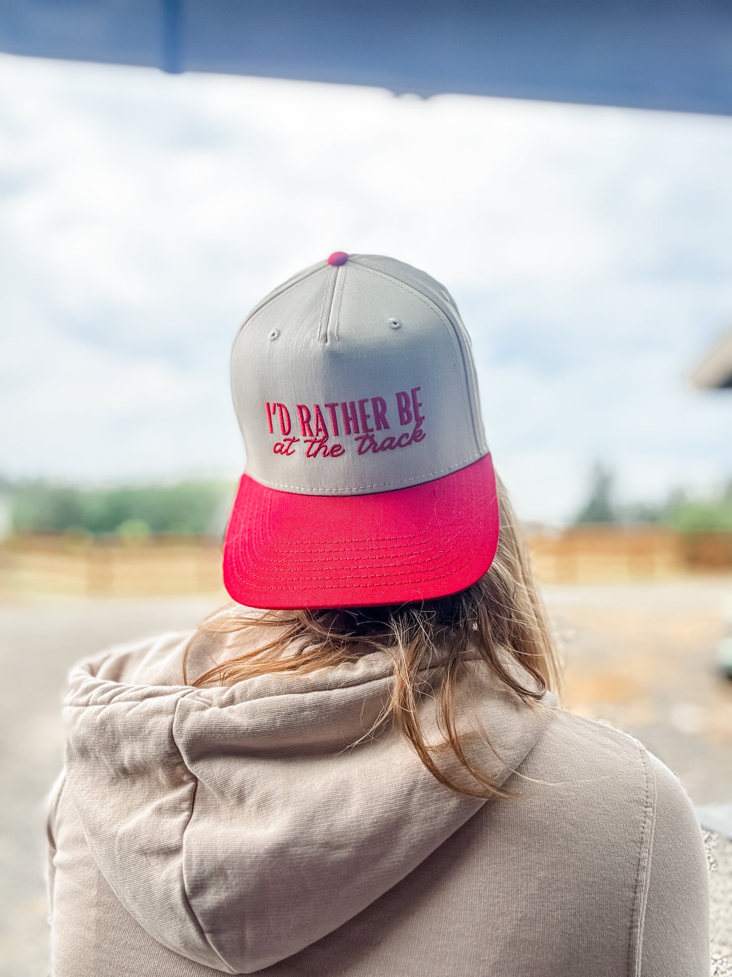 “I’d Rather Be at the Track” Trucker Hat