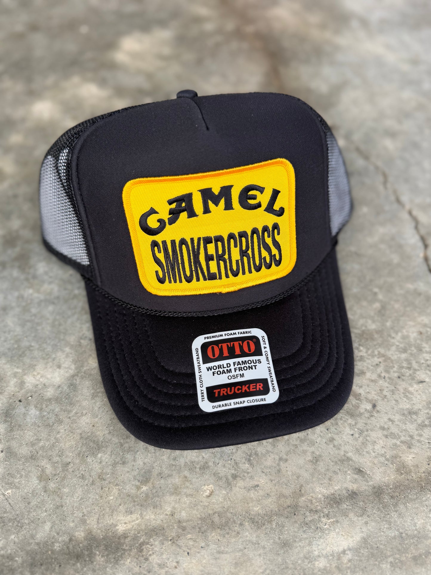 Vintage Camel Smokercross Patch Trucker Hat