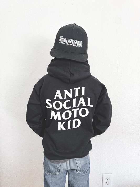 Anti Social Moto Kid Club Hoodie